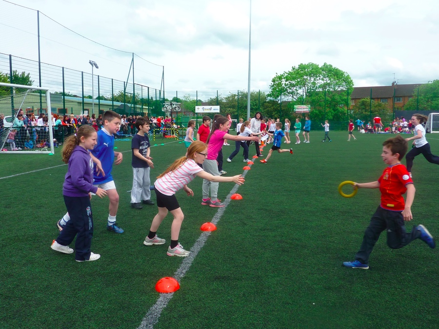 P.5 relay race