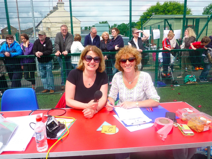 Mrs Proctor and Mrs Morrow keep everyone informed about the events..
