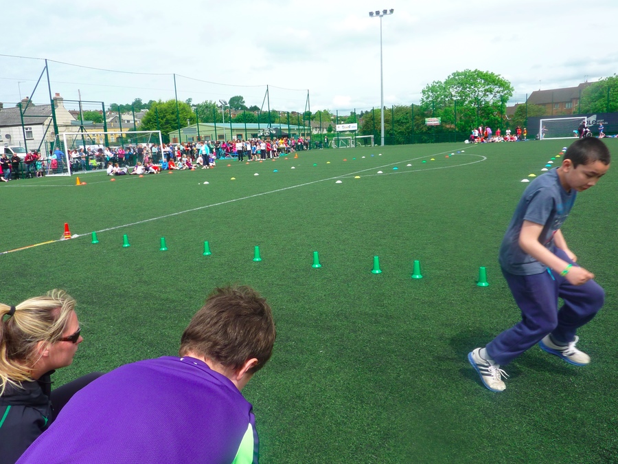 Will takes a huge leap in the long jump
