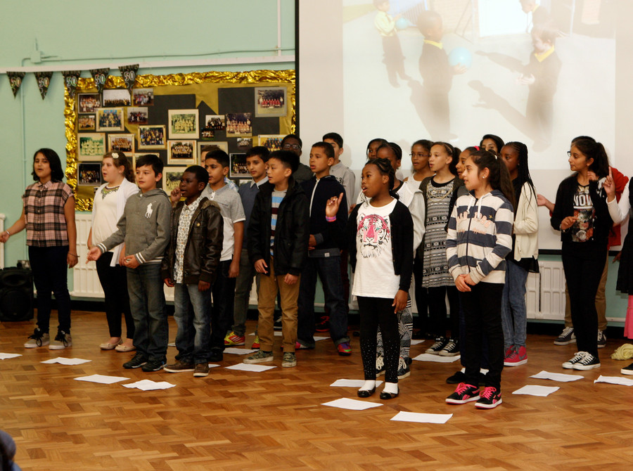The choir performing at the 50th Birthday Celebrations