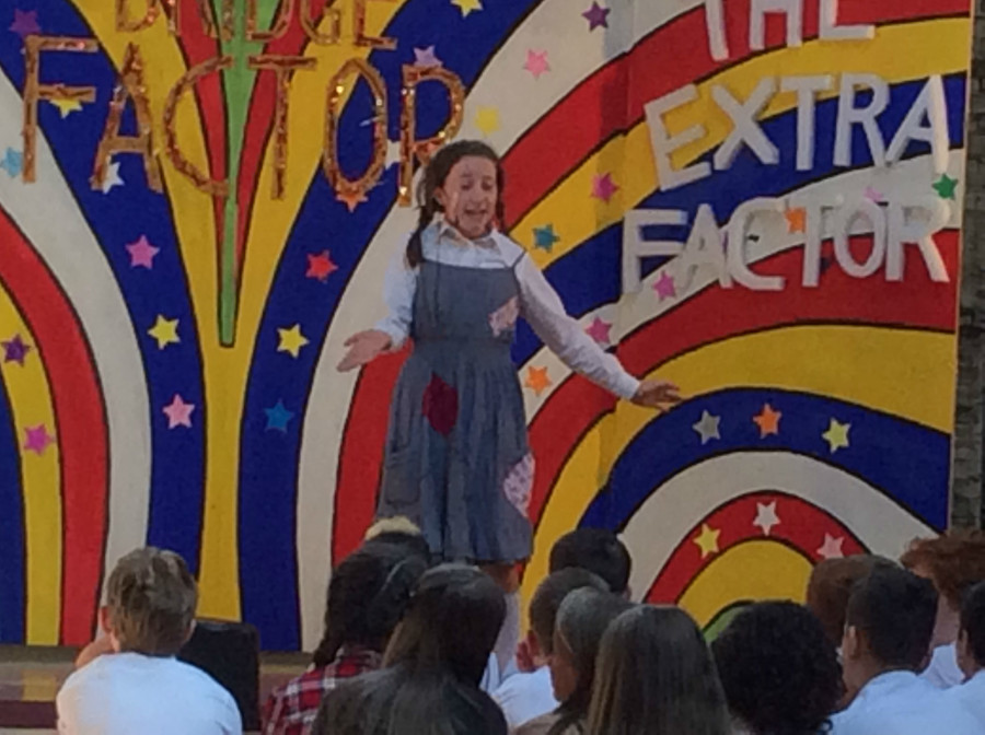 Sarah as our little orphan Annie