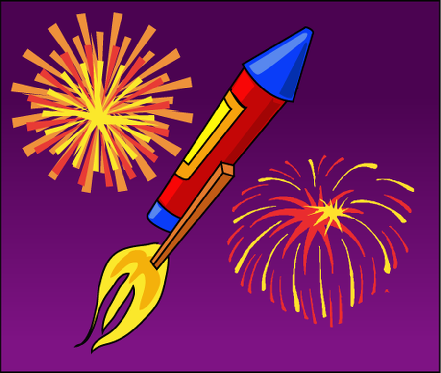 bonfire party clipart