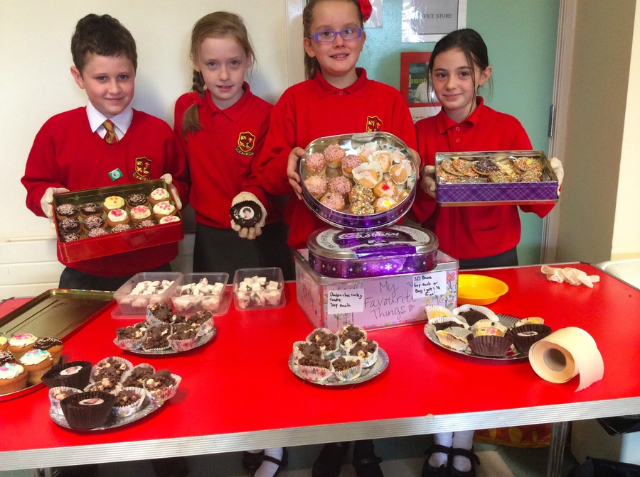 Niall, Cliodhna, Lauren and Emily display some of the many gorgeous buns.