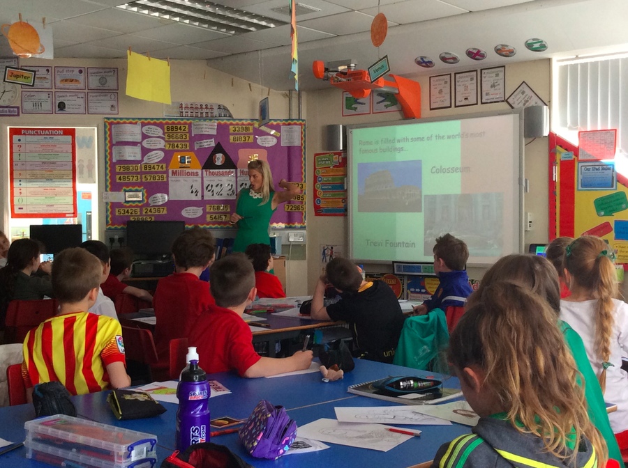 P.6T enjoyed trying to identify some Italian landmarks