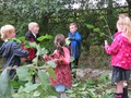 year 4 preparing hazel sticks .JPG