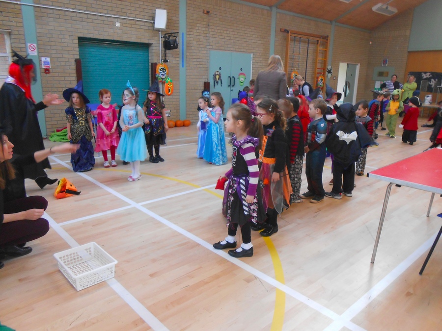 Halloween fun in the hall