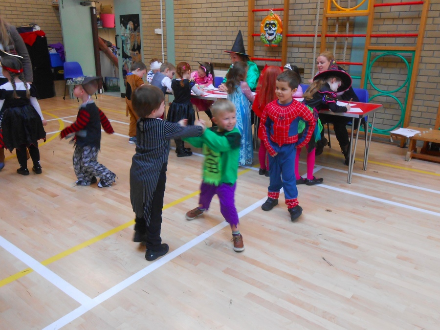 Logan, Andrew and Zach from P.1 enjoy a bit of a dance!