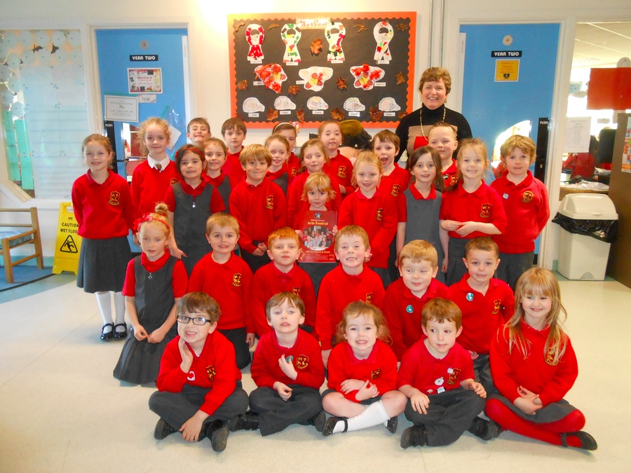 Pupils from P.1, P.2 and P.3 who participated in the Banbridge Performing Arts Festival