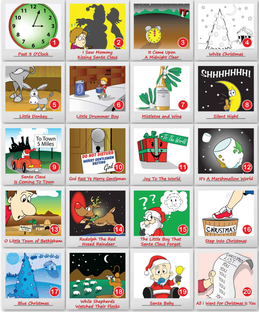 Free Printable Christmas Dingbats Printable Templates