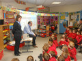 Noelle and Damien visit from Bank Of Ireland.JPG
