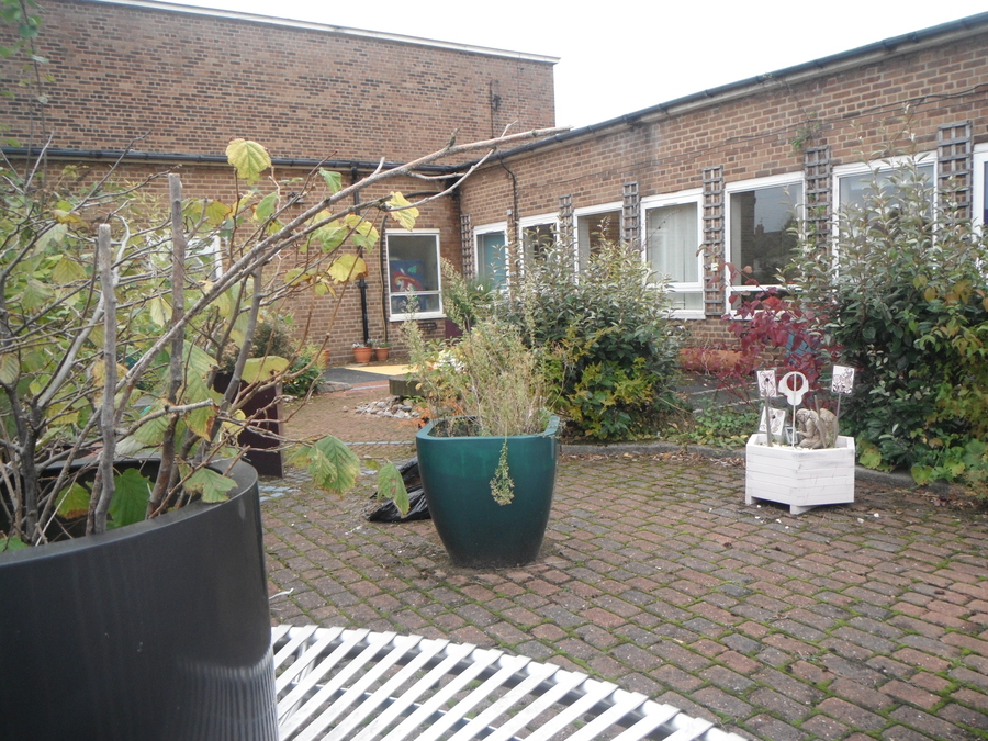 Sensory Garden. This provides an outdoor teaching area where children can explore.