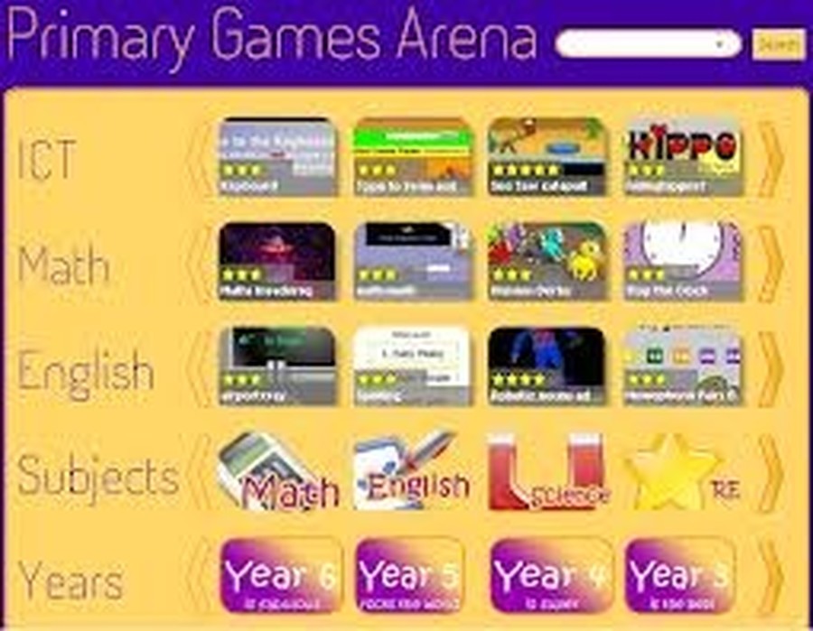 Primary Arena Maths Games