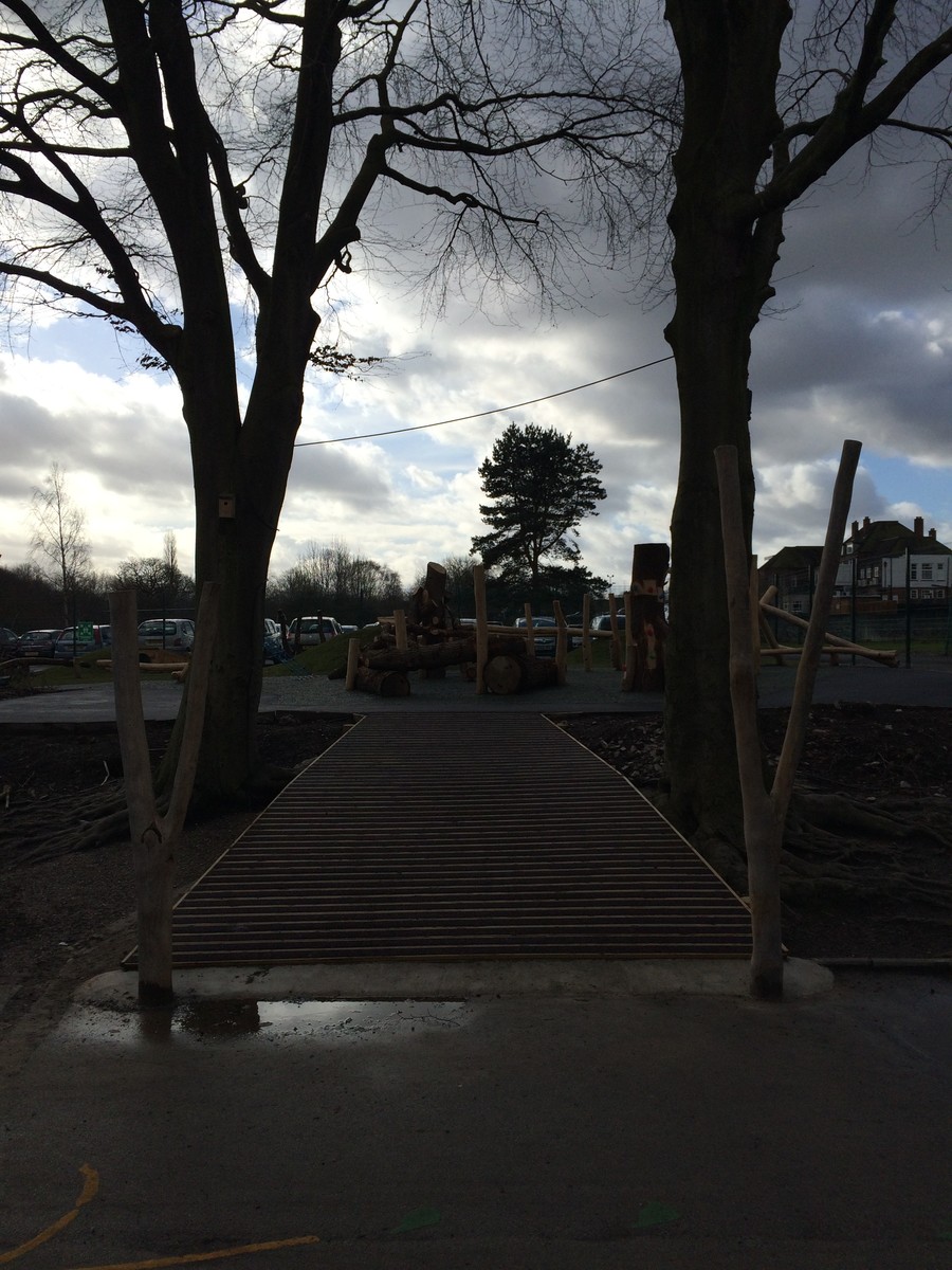 Here is the grand entrance to the Vale Trail!