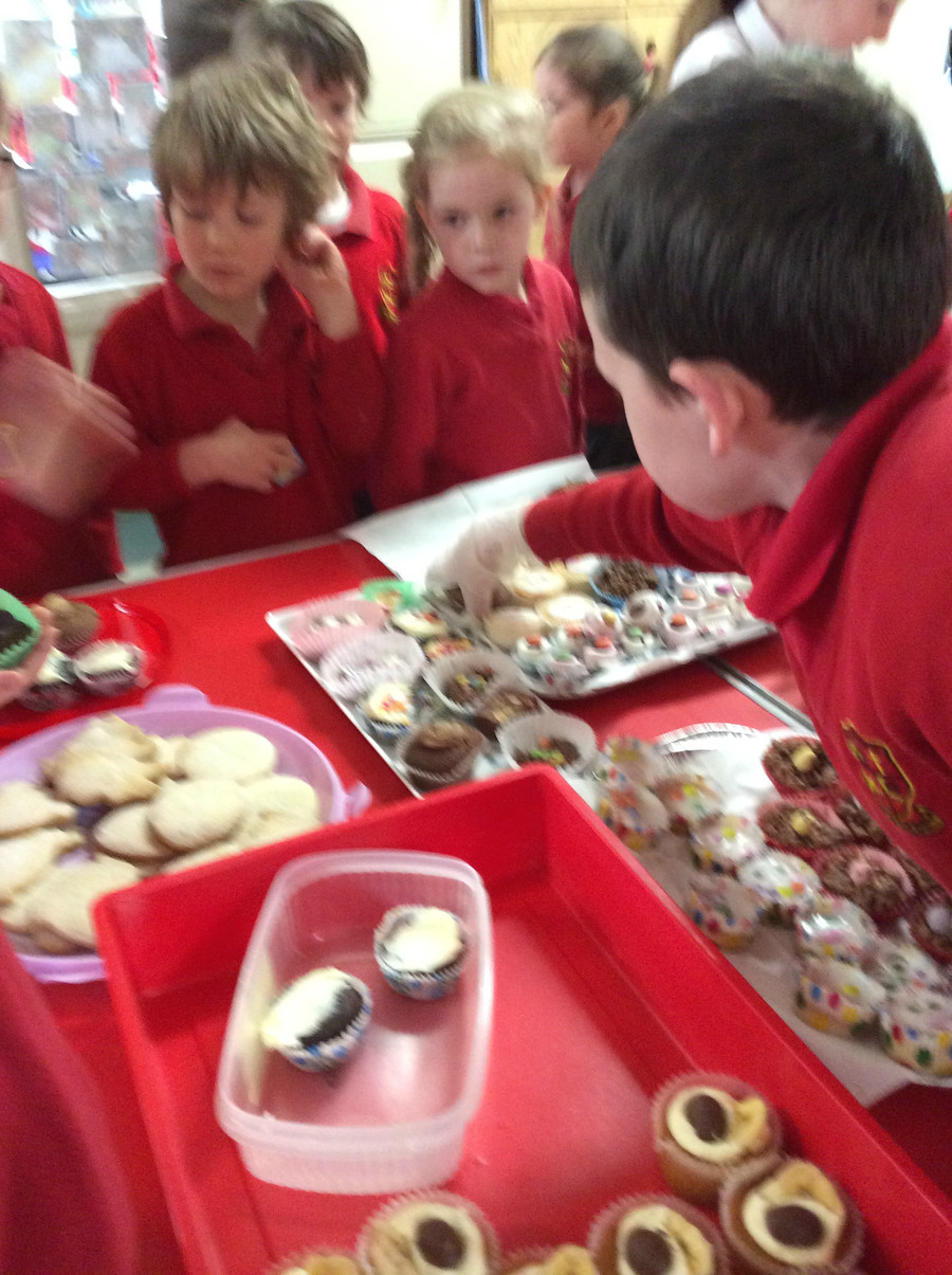 Adam sells to P.3 pupils