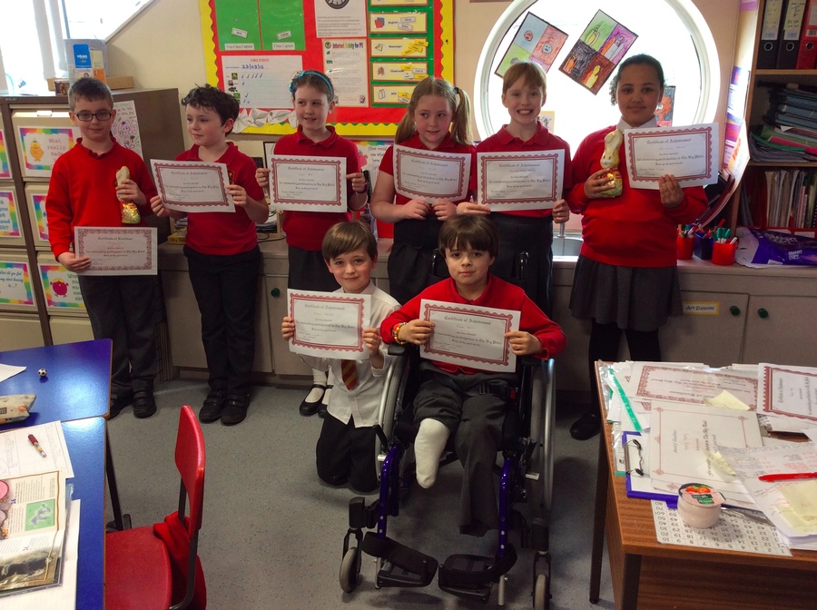 Some P.5 prize winners