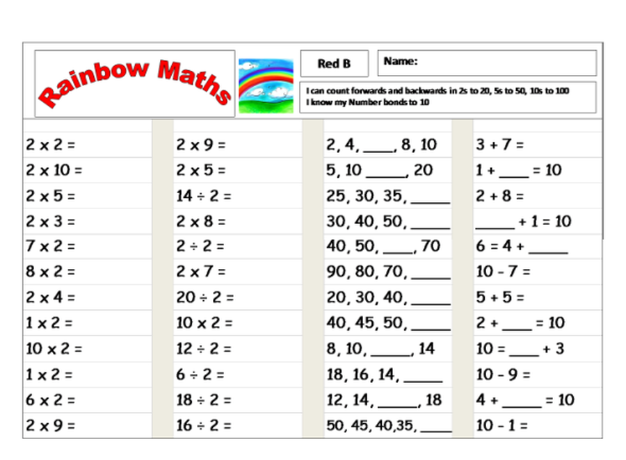 south-crosland-c-of-e-a-junior-school-rainbow-maths-examples