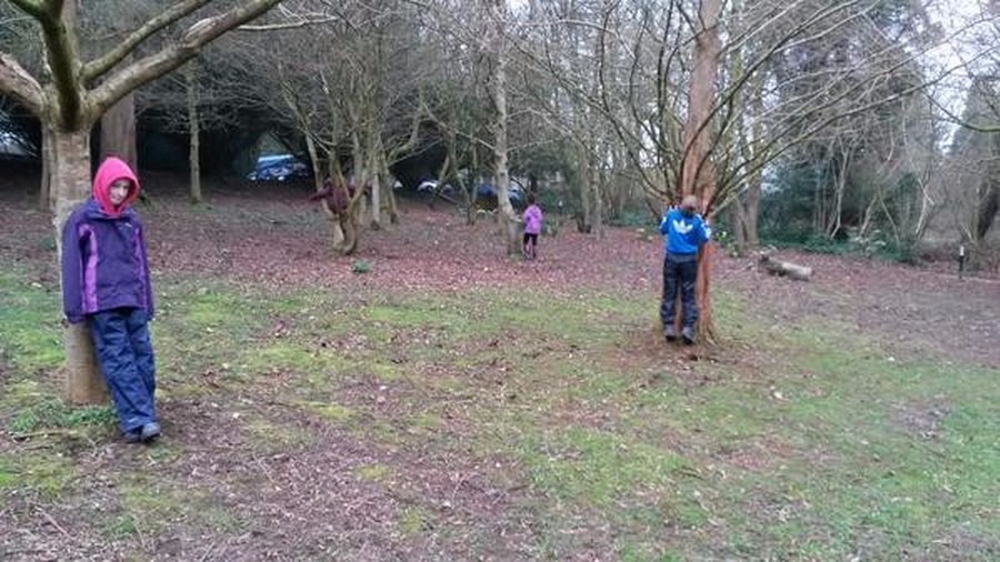 While we were at our Forest Schools session, we took some time to quietly meditate and appreciate God's beautiful world.