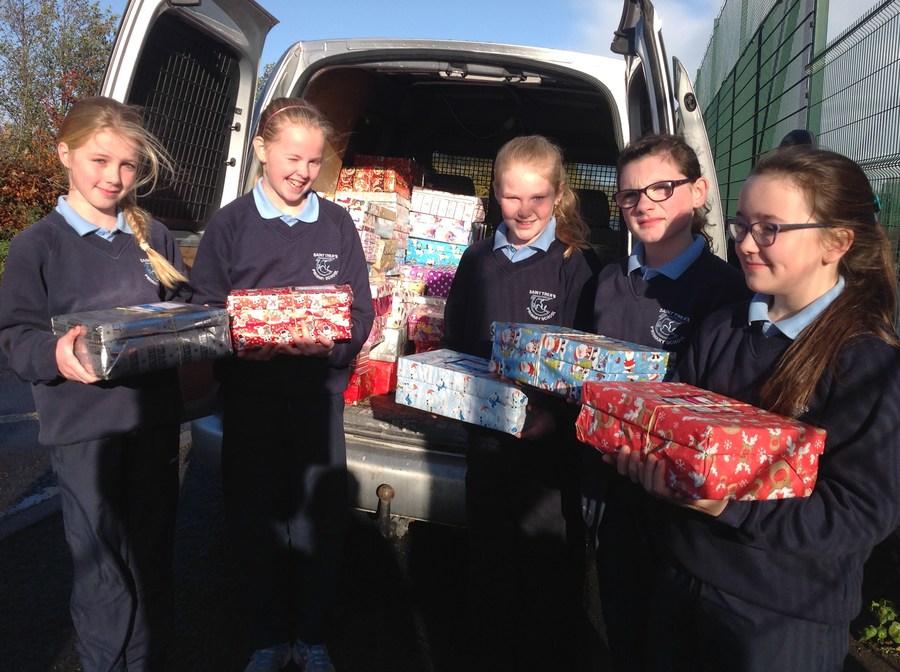 St Trea's Primary School - Road of Hope : Shoebox Appeal