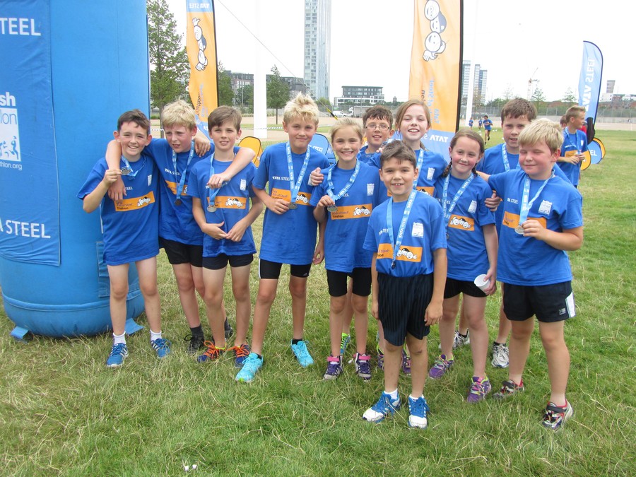 Running Club completes the TATA Kids of Steel Triathlon at the Olympic Park!