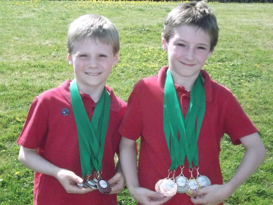 Two fantastic gymnasts who should indeed feel very proud of their achievements