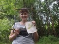 Corryn with picture frame.JPG
