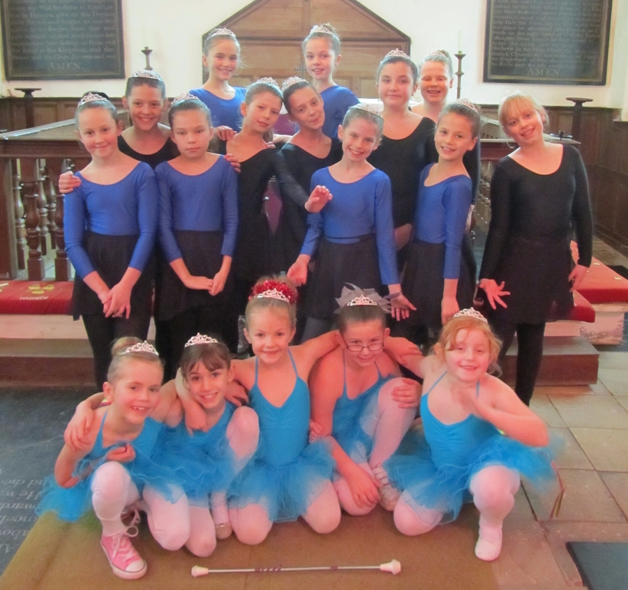 Dance Club Performing at the Christmas Service, December 2015