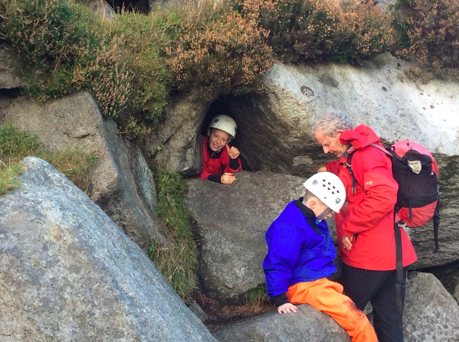 Who is that peeping out of the tunnel?