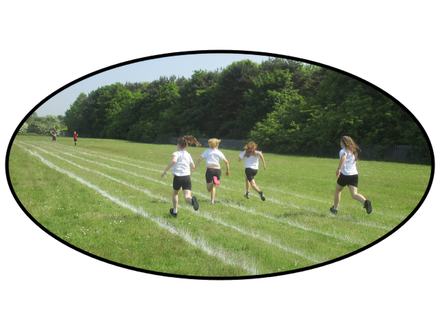 An athletics festival at Oxclose Community Academy.  One of many throughout the academic year.