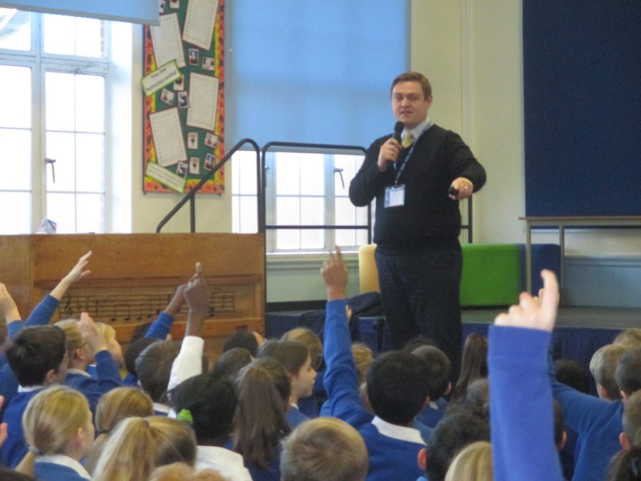 Will Quince MP visit to Key Stage 2