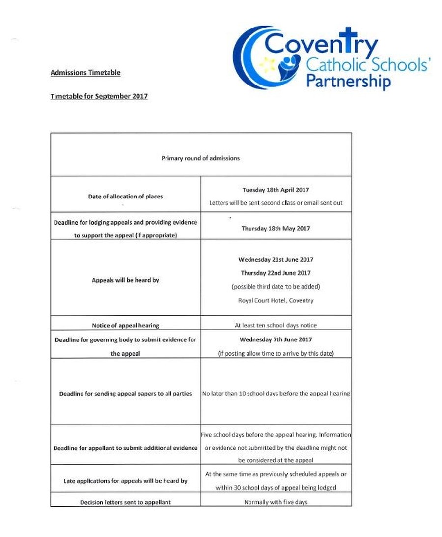 St Anne's Catholic Primary School - Admissions