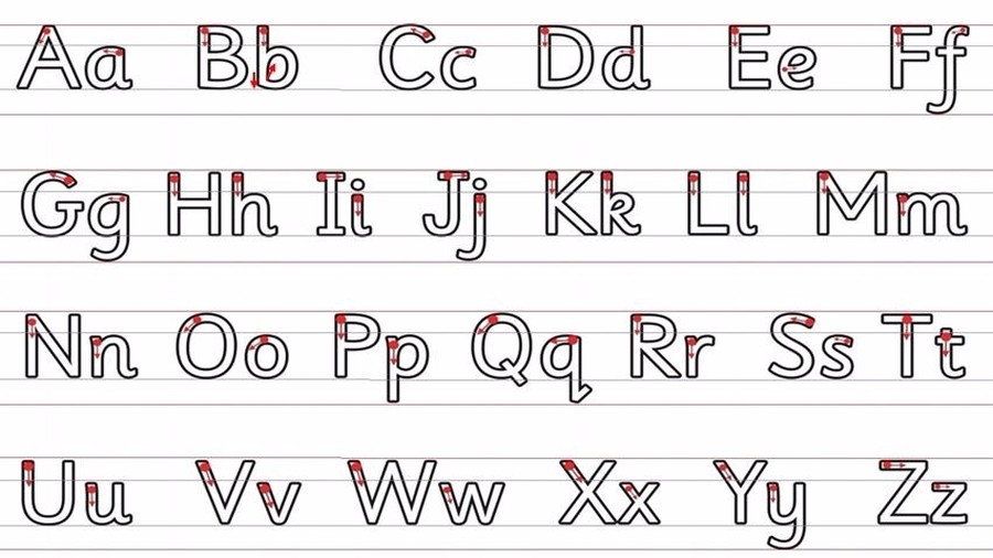 Letter Formation Font