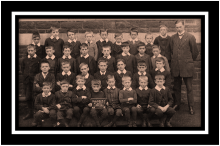 The Boys on the School Register in 1908