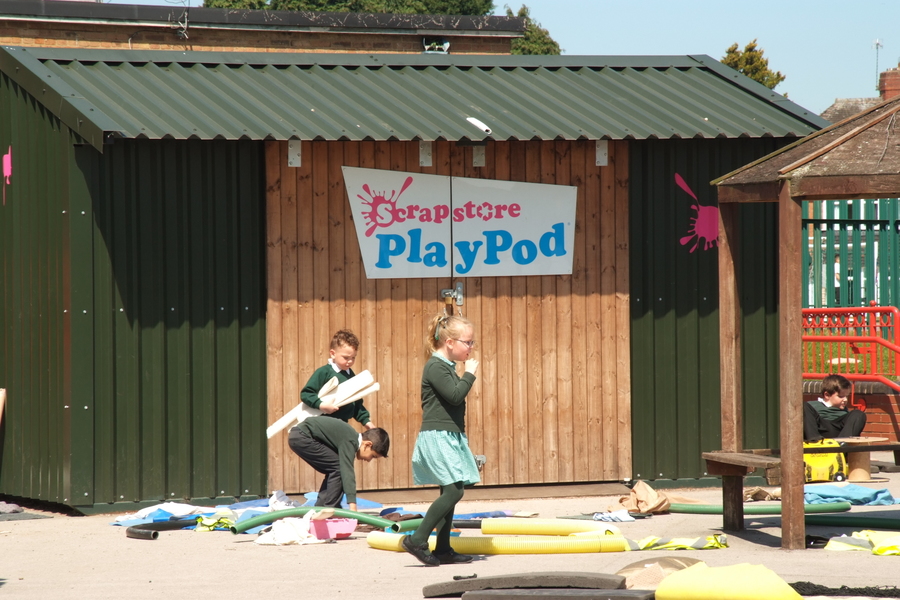 Play Pod. The children access this every lunchtime.