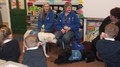 A visit from some guide dogs and their trainers