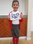 Holly shared her Blue Peter badge